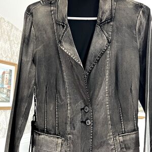 Jacket silver/charcoal